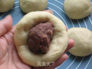 豆沙面包的做法步骤：7