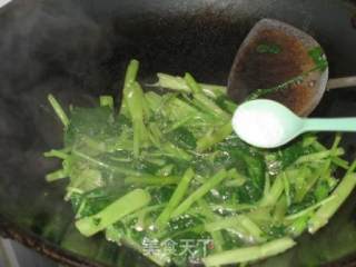 炒空心菜的做法步骤：6
