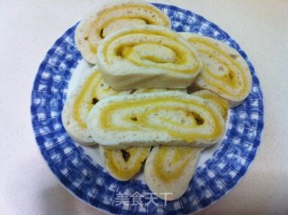香甜奶黄卷的做法步骤：9
