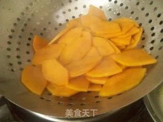 南瓜扒肉片的做法步骤：3