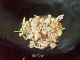 南瓜扒肉片的做法步骤：7