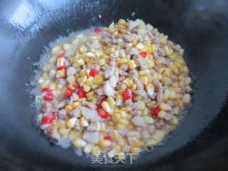 玉米粒炒肉末的做法步骤：9