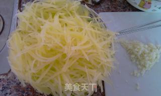 炝拌土豆丝的做法步骤：9