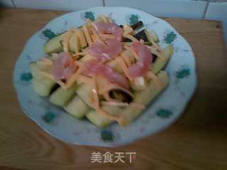 虾仁蒸茄子的做法步骤：2