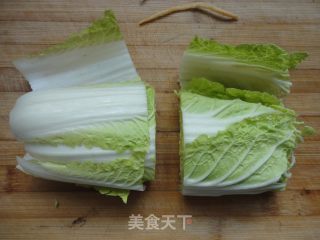 简单快速的美味小炒之------麻馓炒白菜的做法步骤：2