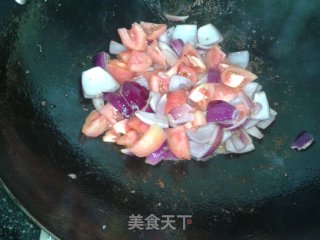 番茄洋葱炒牛肉的做法步骤：9