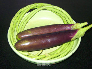 【长豆角炒茄子】的做法步骤：1