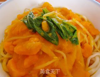 金瓜面条的做法步骤：9