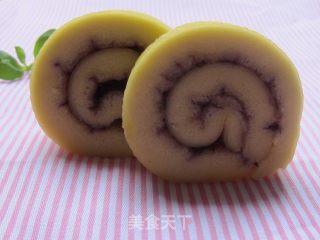 蓝莓蛋卷的做法步骤：10