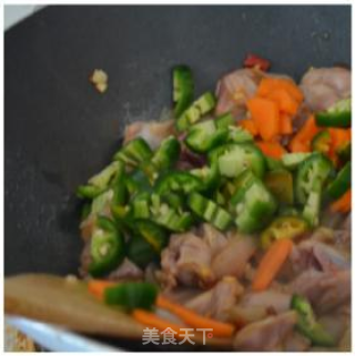 三椒鸡胗的做法步骤：7