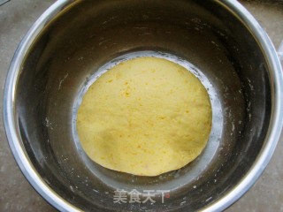 黄金南瓜大花卷的做法步骤：3