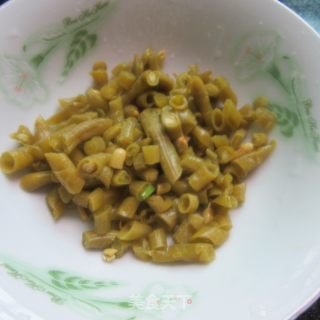 酸豆角汤的做法步骤：2
