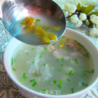 酸豆角汤的做法步骤：7