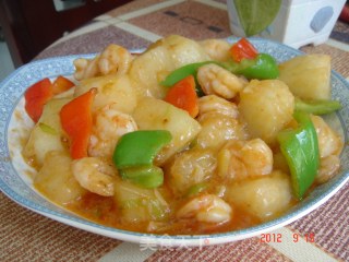 虾仁烧冬瓜的做法步骤：3