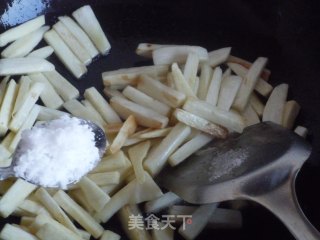 油焖茭白的做法步骤：5
