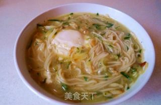 黄瓜鸡蛋面的做法步骤：11