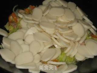 牛心菜炒年糕的做法步骤：8