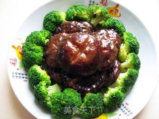 蚝油扒花菇的做法步骤：9