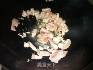 肉片炒茭白的做法步骤：2