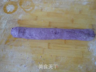 紫薯菊花卷的做法步骤：6