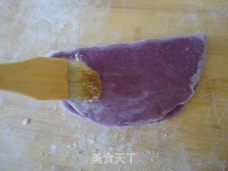 紫薯菊花卷的做法步骤：10