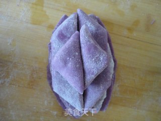 紫薯菊花卷的做法步骤：13
