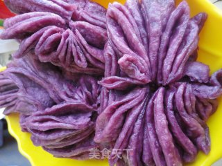 紫薯菊花卷的做法步骤：18