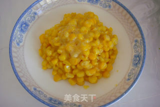 西兰花金沙玉米的做法步骤：7