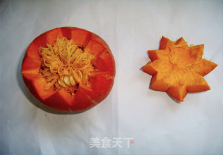 多彩杂蔬南瓜盅的做法步骤：2