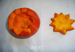 多彩杂蔬南瓜盅的做法步骤：4