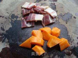 火腿砂锅杂菜的做法步骤：1