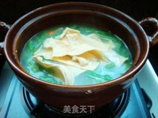 火腿砂锅杂菜的做法步骤：7