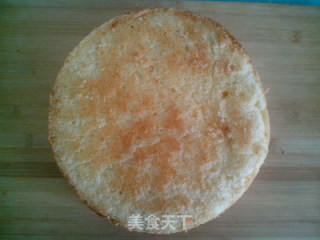 【菜板上DIY水果蛋糕】——详解的做法步骤：6