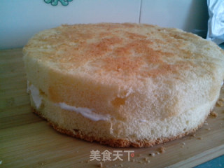 【菜板上DIY水果蛋糕】——详解的做法步骤：11