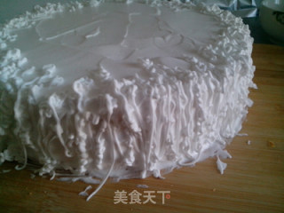 【菜板上DIY水果蛋糕】——详解的做法步骤：13
