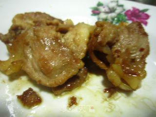 豉香肉片炒丝瓜的做法步骤：4