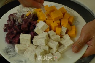 椰香三宝的做法步骤：2