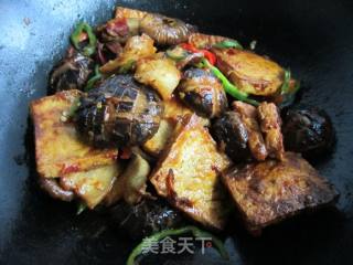 干锅豆腐的做法步骤：14