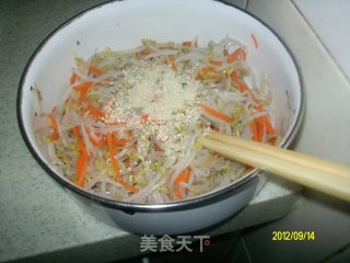 凉拌豆芽的做法步骤：8