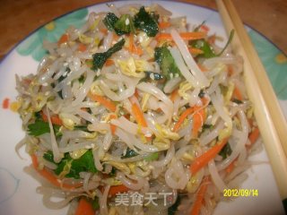 凉拌豆芽的做法步骤：12