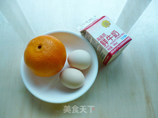 香橙蒸蛋的做法步骤：1