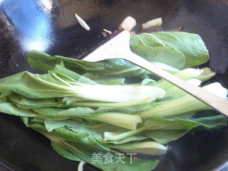 简单的美味——【香菇烧油菜】的做法步骤：9