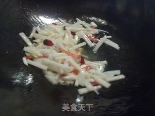 醋溜莲菜的做法步骤：3