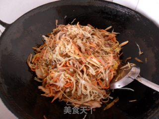 素炒八宝菜的做法步骤：9
