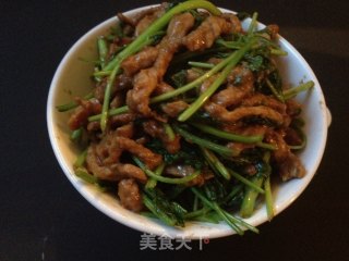 芫爆牛肉丝的做法步骤：8