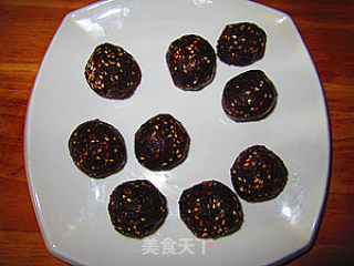 玫瑰豆沙月饼的做法步骤：23