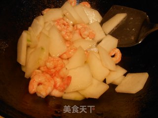 冬瓜虾仁的做法步骤：5