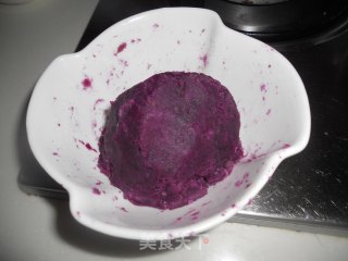 黄金紫薯卷--【附紫薯馅制作】的做法步骤：7
