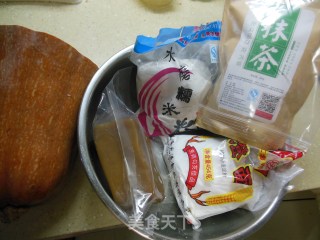南瓜莲蓉糯米滋——超级Q弹小点心的做法步骤：1