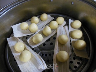 南瓜莲蓉糯米滋——超级Q弹小点心的做法步骤：10